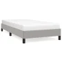 Estructura de cama de tela gris claro 100x200 cm de vidaXL, Camas y somieres - Ref: Foro24-346696, Precio: 78,60 €, Descuento: %