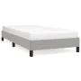 Light gray fabric bed frame 100x200 cm by vidaXL, Beds and slatted bases - Ref: Foro24-346696, Price: 77,13 €, Discount: %