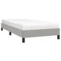 Estructura de cama de tela gris claro 100x200 cm de vidaXL, Camas y somieres - Ref: Foro24-346696, Precio: 78,60 €, Descuento: %