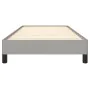 Light gray fabric bed frame 100x200 cm by vidaXL, Beds and slatted bases - Ref: Foro24-346696, Price: 77,13 €, Discount: %