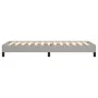 Estructura de cama de tela gris claro 100x200 cm de vidaXL, Camas y somieres - Ref: Foro24-346696, Precio: 78,60 €, Descuento: %
