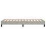 Light gray fabric bed frame 100x200 cm by vidaXL, Beds and slatted bases - Ref: Foro24-346696, Price: 77,13 €, Discount: %
