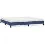 Blau-taupegrauer Stoffbettrahmen 200x200 cm von vidaXL, Betten und Lattenroste - Ref: Foro24-346750, Preis: 103,91 €, Rabatt: %