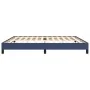 Blau-taupegrauer Stoffbettrahmen 200x200 cm von vidaXL, Betten und Lattenroste - Ref: Foro24-346750, Preis: 103,91 €, Rabatt: %