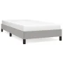 Light gray fabric bed frame 90x190 cm by vidaXL, Beds and slatted bases - Ref: Foro24-346680, Price: 76,47 €, Discount: %