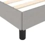 Light gray fabric bed frame 90x190 cm by vidaXL, Beds and slatted bases - Ref: Foro24-346680, Price: 76,47 €, Discount: %