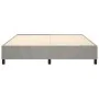 Hellgrauer Samtbettrahmen 160x200 cm von vidaXL, Betten und Lattenroste - Ref: Foro24-3121126, Preis: 125,69 €, Rabatt: %