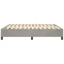 Hellgrauer Samtbettrahmen 160x200 cm von vidaXL, Betten und Lattenroste - Ref: Foro24-3121126, Preis: 125,69 €, Rabatt: %