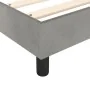 Hellgrauer Samtbettrahmen 160x200 cm von vidaXL, Betten und Lattenroste - Ref: Foro24-3121126, Preis: 125,69 €, Rabatt: %