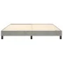 Estructura de cama de terciopelo gris claro 160x200 cm de vidaXL, Camas y somieres - Ref: Foro24-3120778, Precio: 144,82 €, D...