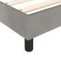 Estructura de cama de terciopelo gris claro 160x200 cm de vidaXL, Camas y somieres - Ref: Foro24-3120778, Precio: 144,82 €, D...