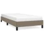 Taupe gray fabric bed frame 80x200 cm by vidaXL, Beds and slatted bases - Ref: Foro24-346676, Price: 84,49 €, Discount: %