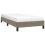 Taupe gray fabric bed frame 80x200 cm by vidaXL, Beds and slatted bases - Ref: Foro24-346676, Price: 84,49 €, Discount: %