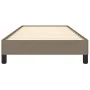 Taupe gray fabric bed frame 80x200 cm by vidaXL, Beds and slatted bases - Ref: Foro24-346676, Price: 84,49 €, Discount: %