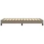Taupe gray fabric bed frame 80x200 cm by vidaXL, Beds and slatted bases - Ref: Foro24-346676, Price: 84,49 €, Discount: %