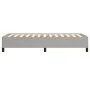 Estructura de cama de tela gris claro 90x190 cm de vidaXL, Camas y somieres - Ref: Foro24-347026, Precio: 88,32 €, Descuento: %