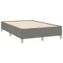Dark gray fabric bed frame 120x200 cm by vidaXL, Beds and slatted bases - Ref: Foro24-347150, Price: 94,65 €, Discount: %