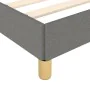 Dark gray fabric bed frame 120x200 cm by vidaXL, Beds and slatted bases - Ref: Foro24-347150, Price: 94,65 €, Discount: %