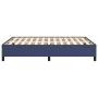 Estructura de cama de tela gris taupe azul 140x200 cm de vidaXL, Camas y somieres - Ref: Foro24-347072, Precio: 112,60 €, Des...