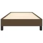 Brown fabric bed frame 90x200 cm by vidaXL, Beds and slatted bases - Ref: Foro24-346691, Price: 73,83 €, Discount: %