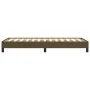 Brown fabric bed frame 90x200 cm by vidaXL, Beds and slatted bases - Ref: Foro24-346691, Price: 73,83 €, Discount: %
