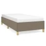 Taupe gray fabric bed frame 80x200 cm by vidaXL, Beds and slatted bases - Ref: Foro24-347121, Price: 97,53 €, Discount: %
