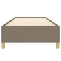 Taupe gray fabric bed frame 80x200 cm by vidaXL, Beds and slatted bases - Ref: Foro24-347121, Price: 97,53 €, Discount: %