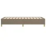Taupe gray fabric bed frame 80x200 cm by vidaXL, Beds and slatted bases - Ref: Foro24-347121, Price: 97,53 €, Discount: %