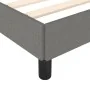 Dunkelgrauer Stoffbettrahmen 90x190 cm von vidaXL, Betten und Lattenroste - Ref: Foro24-346681, Preis: 83,79 €, Rabatt: %