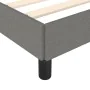 Estructura de cama de tela gris oscuro 90x190 cm de vidaXL, Camas y somieres - Ref: Foro24-346681, Precio: 83,79 €, Descuento: %