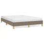 Estructura de cama de tela gris taupe 160x200 cm de vidaXL, Camas y somieres - Ref: Foro24-346830, Precio: 114,97 €, Descuent...
