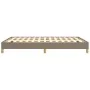 Estructura de cama de tela gris taupe 160x200 cm de vidaXL, Camas y somieres - Ref: Foro24-346830, Precio: 114,97 €, Descuent...