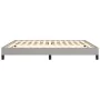 Estructura de cama tela gris claro 160x200 cm de vidaXL, Camas y somieres - Ref: Foro24-346728, Precio: 104,88 €, Descuento: %
