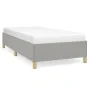Light gray fabric bed frame 100x200 cm by vidaXL, Beds and slatted bases - Ref: Foro24-347141, Price: 79,11 €, Discount: %