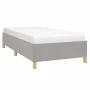 Light gray fabric bed frame 100x200 cm by vidaXL, Beds and slatted bases - Ref: Foro24-347141, Price: 79,11 €, Discount: %