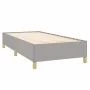 Light gray fabric bed frame 100x200 cm by vidaXL, Beds and slatted bases - Ref: Foro24-347141, Price: 79,11 €, Discount: %