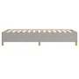 Light gray fabric bed frame 100x200 cm by vidaXL, Beds and slatted bases - Ref: Foro24-347141, Price: 79,11 €, Discount: %