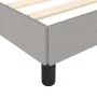 Light gray fabric bed frame 140x200 cm by vidaXL, Beds and slatted bases - Ref: Foro24-347066, Price: 111,10 €, Discount: %