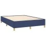 Blau-taupegrauer Stoffbettrahmen 140x200 cm von vidaXL, Betten und Lattenroste - Ref: Foro24-347171, Preis: 112,42 €, Rabatt: %