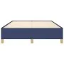 Blau-taupegrauer Stoffbettrahmen 140x200 cm von vidaXL, Betten und Lattenroste - Ref: Foro24-347171, Preis: 112,42 €, Rabatt: %