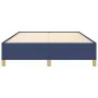 Estructura de cama de tela gris taupe azul 140x200 cm de vidaXL, Camas y somieres - Ref: Foro24-347171, Precio: 112,42 €, Des...