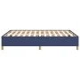 Blau-taupegrauer Stoffbettrahmen 140x200 cm von vidaXL, Betten und Lattenroste - Ref: Foro24-347171, Preis: 112,42 €, Rabatt: %