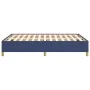 Estructura de cama de tela gris taupe azul 140x200 cm de vidaXL, Camas y somieres - Ref: Foro24-347171, Precio: 112,42 €, Des...