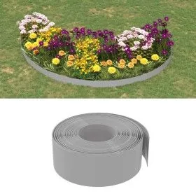 Garden edging 3 pcs gray polyethylene 10 m 20 cm by vidaXL, Garden edging and edging - Ref: Foro24-3155453, Price: 127,57 €, ...