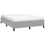 Hellgrauer Stoffbettrahmen 140x190 cm von vidaXL, Betten und Lattenroste - Ref: Foro24-347058, Preis: 110,64 €, Rabatt: %