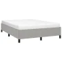 Light gray fabric bed frame 140x190 cm by vidaXL, Beds and slatted bases - Ref: Foro24-347058, Price: 109,08 €, Discount: %