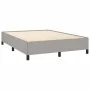 Hellgrauer Stoffbettrahmen 140x190 cm von vidaXL, Betten und Lattenroste - Ref: Foro24-347058, Preis: 110,64 €, Rabatt: %