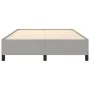 Light gray fabric bed frame 140x190 cm by vidaXL, Beds and slatted bases - Ref: Foro24-347058, Price: 109,08 €, Discount: %