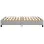 Light gray fabric bed frame 140x190 cm by vidaXL, Beds and slatted bases - Ref: Foro24-347058, Price: 109,08 €, Discount: %
