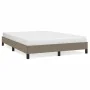 Taupe gray fabric bed frame 140x190 cm by vidaXL, Beds and slatted bases - Ref: Foro24-346716, Price: 108,08 €, Discount: %
